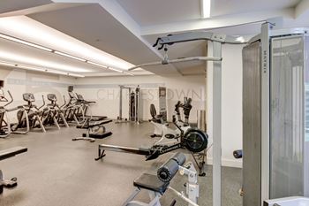 Modern fitness center